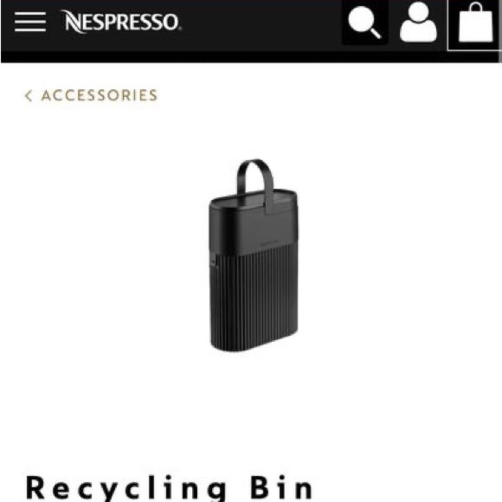 Nespresso Recycling Bin